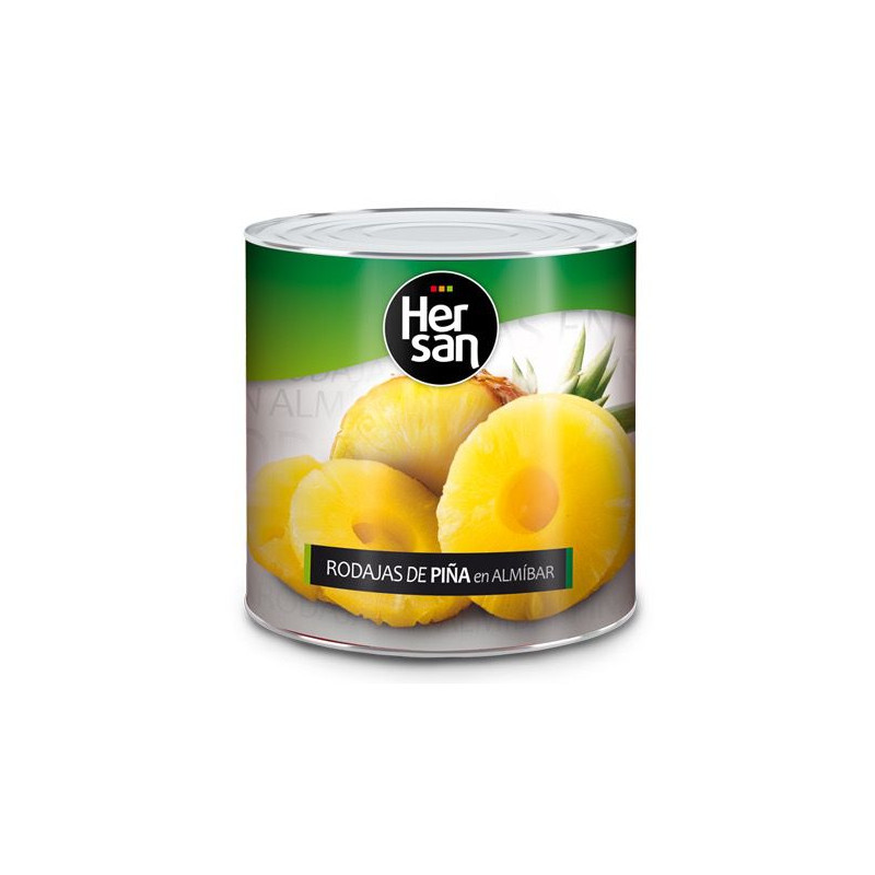 PIÑA EN ALMIBAR LIGERO 50-60 LATA A-10 6/3Kg